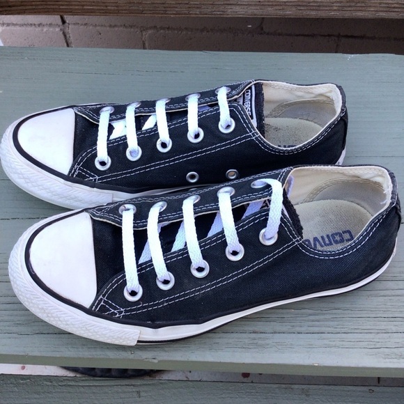 Converse Chuck Taylor All Star OX Shoe - Women's Black / White - Picture 7 of 7